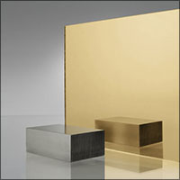 Gold Plexiglass Acrylic Mirror #1300