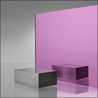 Pink Plexiglass Acrylic Mirror #1450