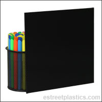 Sample Chips: Black Plexiglass Acrylic