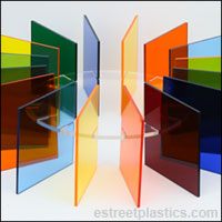 Sample Chips: Transparent Colored Plexiglass