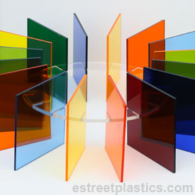 Transparent Colored Plexiglass