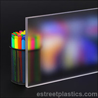Frosted Plexiglass Acrylic 2 Sides DP95