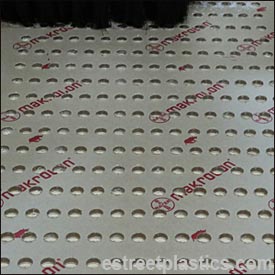 polycarbonate sheet with holes