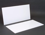 WHITE POLYSTYRENE PLASTIC SHEET .030" THICK 5.625" X 12" LIGHT DIFFUSING MATL 