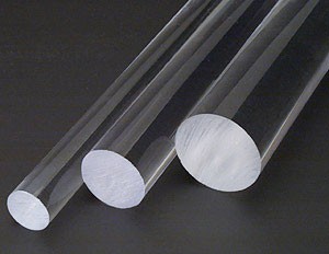 Acrylic, Rod, Clear, Extruded, (0.187 in x 6 ft)
